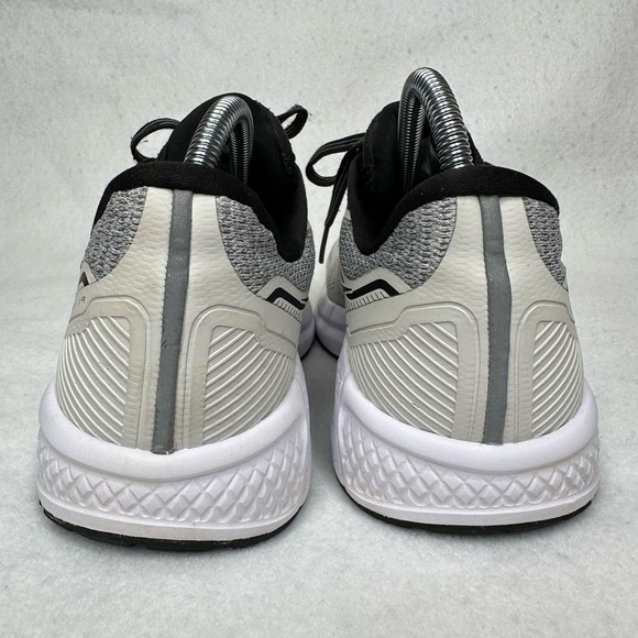 Saucony Omni 19 Mens Running Shoe Sneakers Grey Fog Citrus S20570-45 Size 8 - Picture 5 of 7